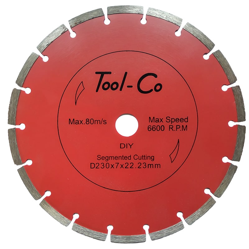 Tool-Co Blade Segmented DIY Red 230x7xx22.23mm