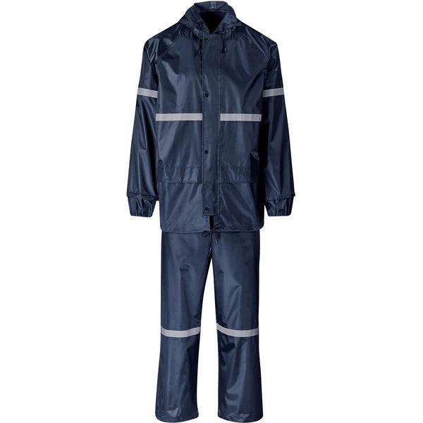 PIONEER Reflective Rain Suit - Navy