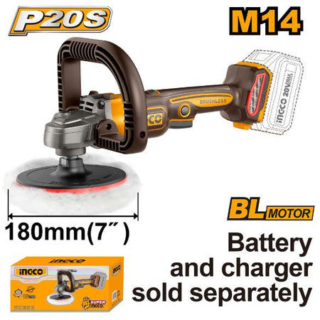 Ingco 20V Lithium-Ion Polisher 180mm APLI2018
