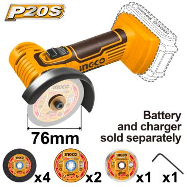 Ingco 20V Lithium-Ion Mini Cut-Off Tool CAGLI7601
