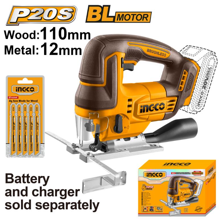 Ingco 20V Lithium-Ion Jigsaw CJSLI1008
