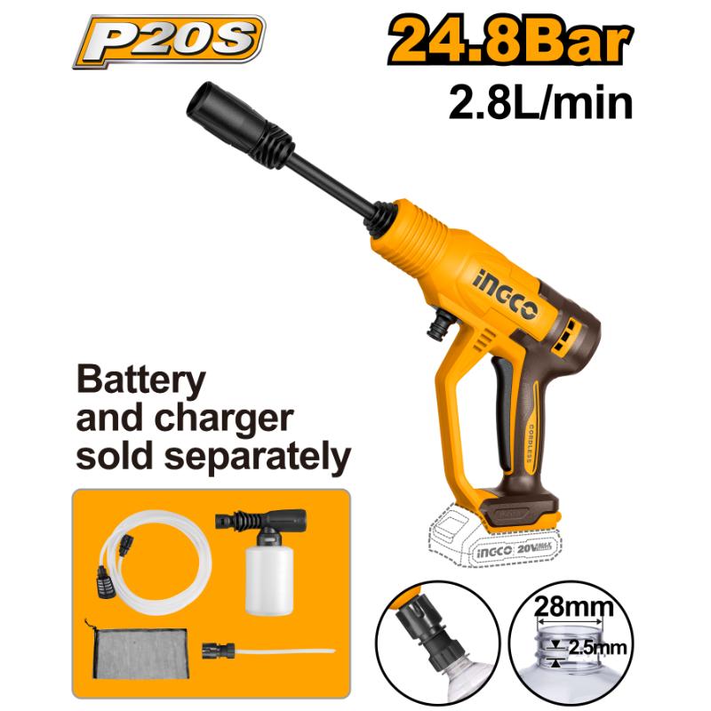 Ingco 20V Lithium-Ion Pressure Washer CPWLI2036