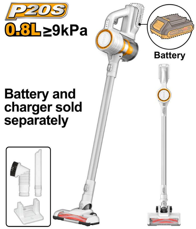 Ingco 20V Lithium-Ion Vacuum Cleaner CVLI20061 CVLI20061