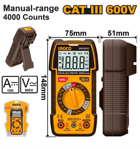 Ingco Digital Multimeter DM36002