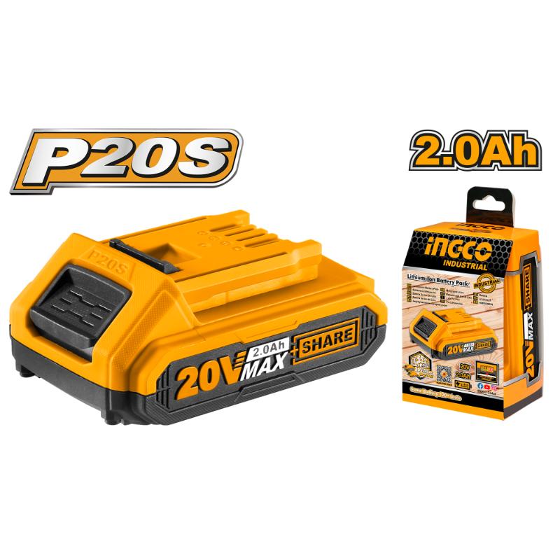 Ingco 20V Lithium-Ion Battery Pack FBLI20011