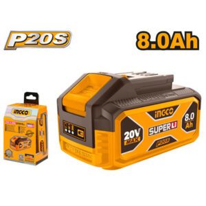 Ingco 8.0AH Cordless 20V Lithium-Ion Battery