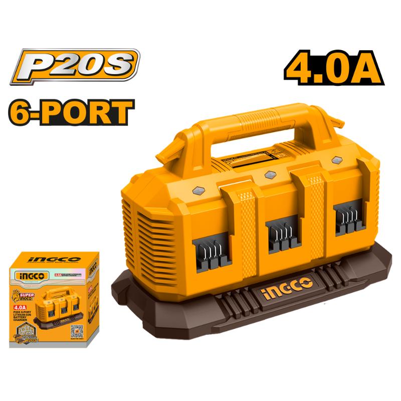 Ingco P20S Lithium-Ion Battery Charger 4A FCLI2064