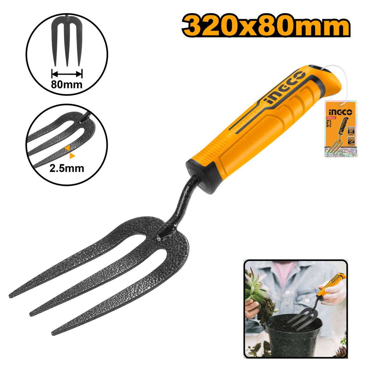 Ingco Garden Fork HFTF38