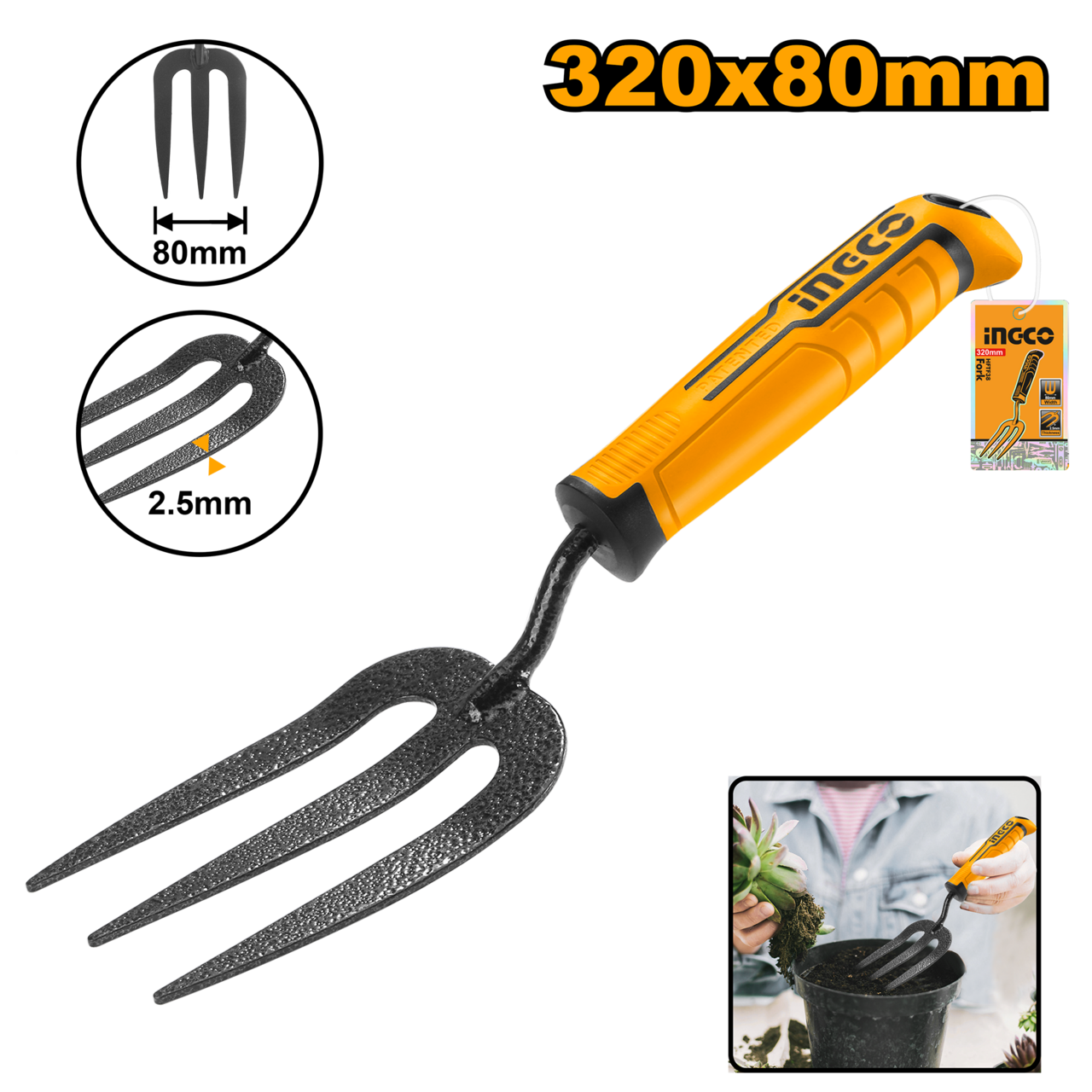 Ingco Garden Fork HFTF38