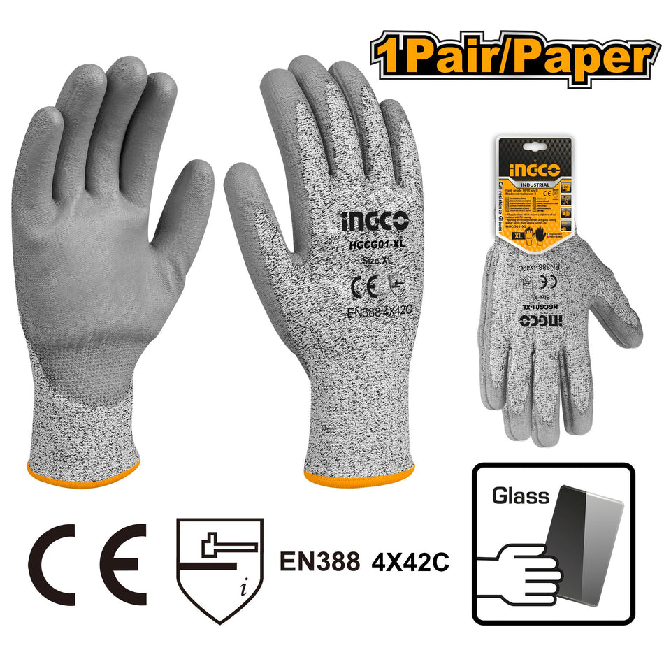Ingco Cut-Resistance Gloves