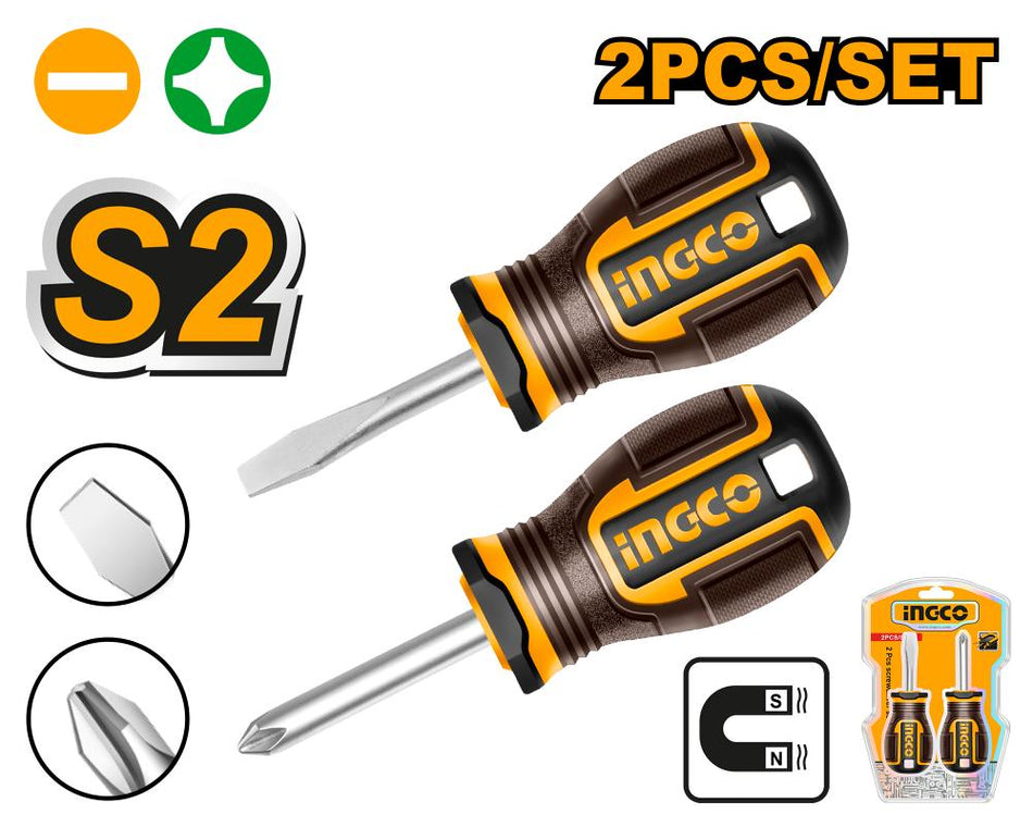 Ingco 2 Piece Screwdriver Set