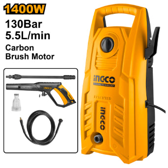 Ingco High Pressure Washer 1400W HPWR14008