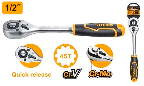 Ingco Ratchet Wrench HRTH0812