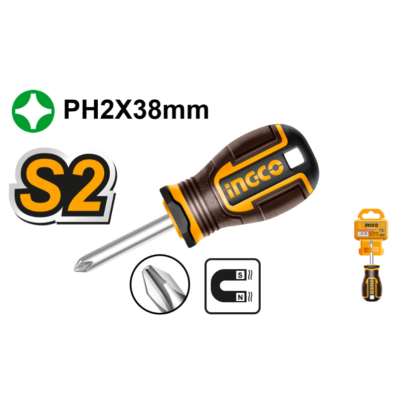 Ingco Phillips Screwdriver 38mm HSDPH2038