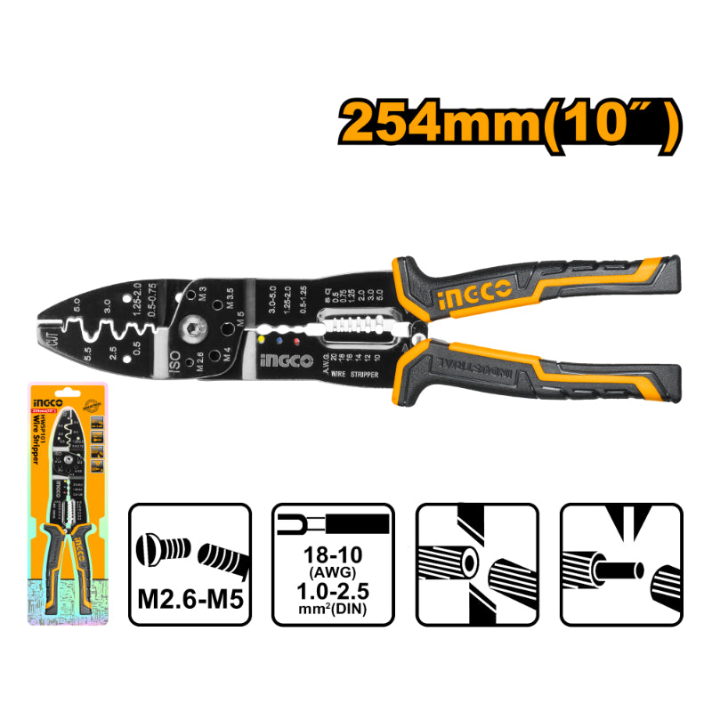 Ingco Wire Stripper Plier 254mm HWSP101
