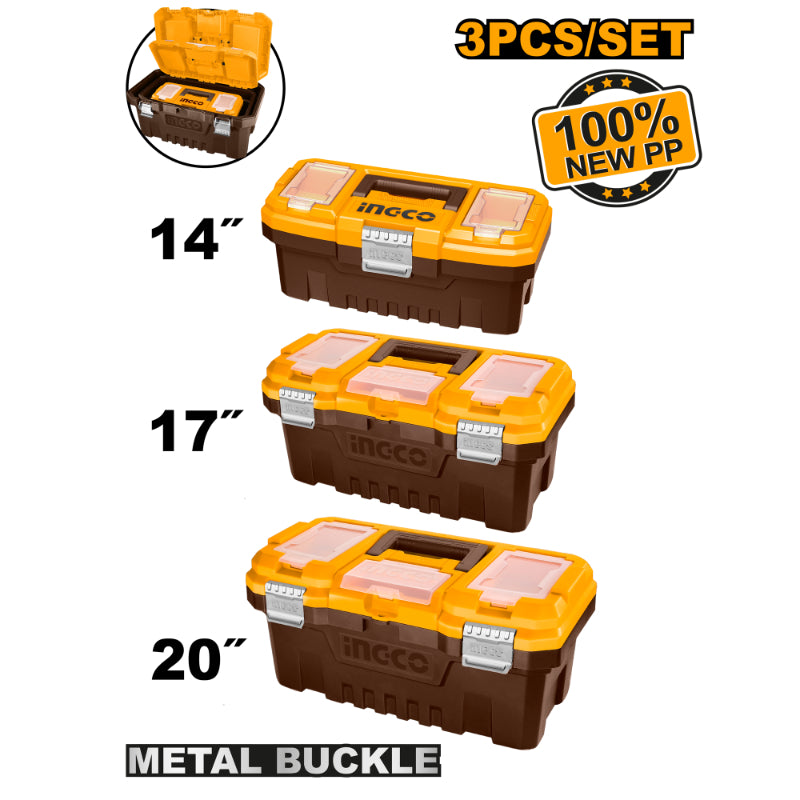 Ingco Plastic Tool Box Set PBXK0302