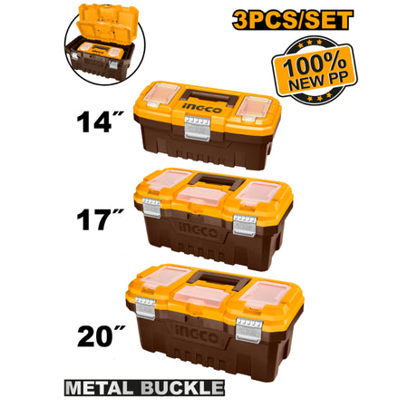 Ingco Plastic Tool Box Set PBXK0302