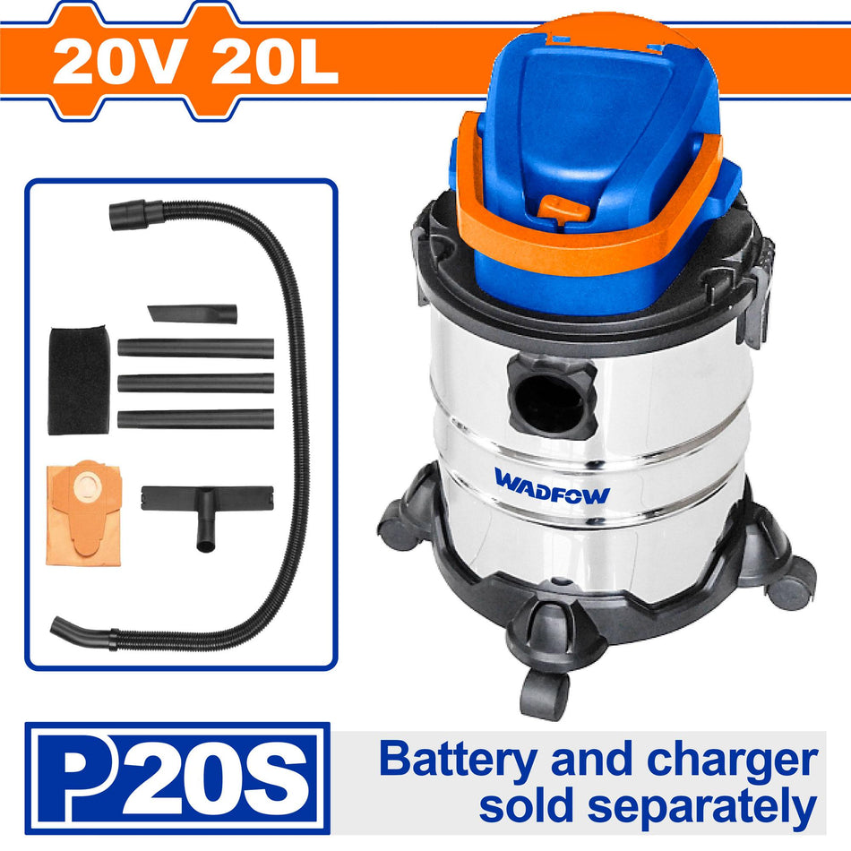 Wadfow Vacuum Cleaner wet/dry 20v C/L